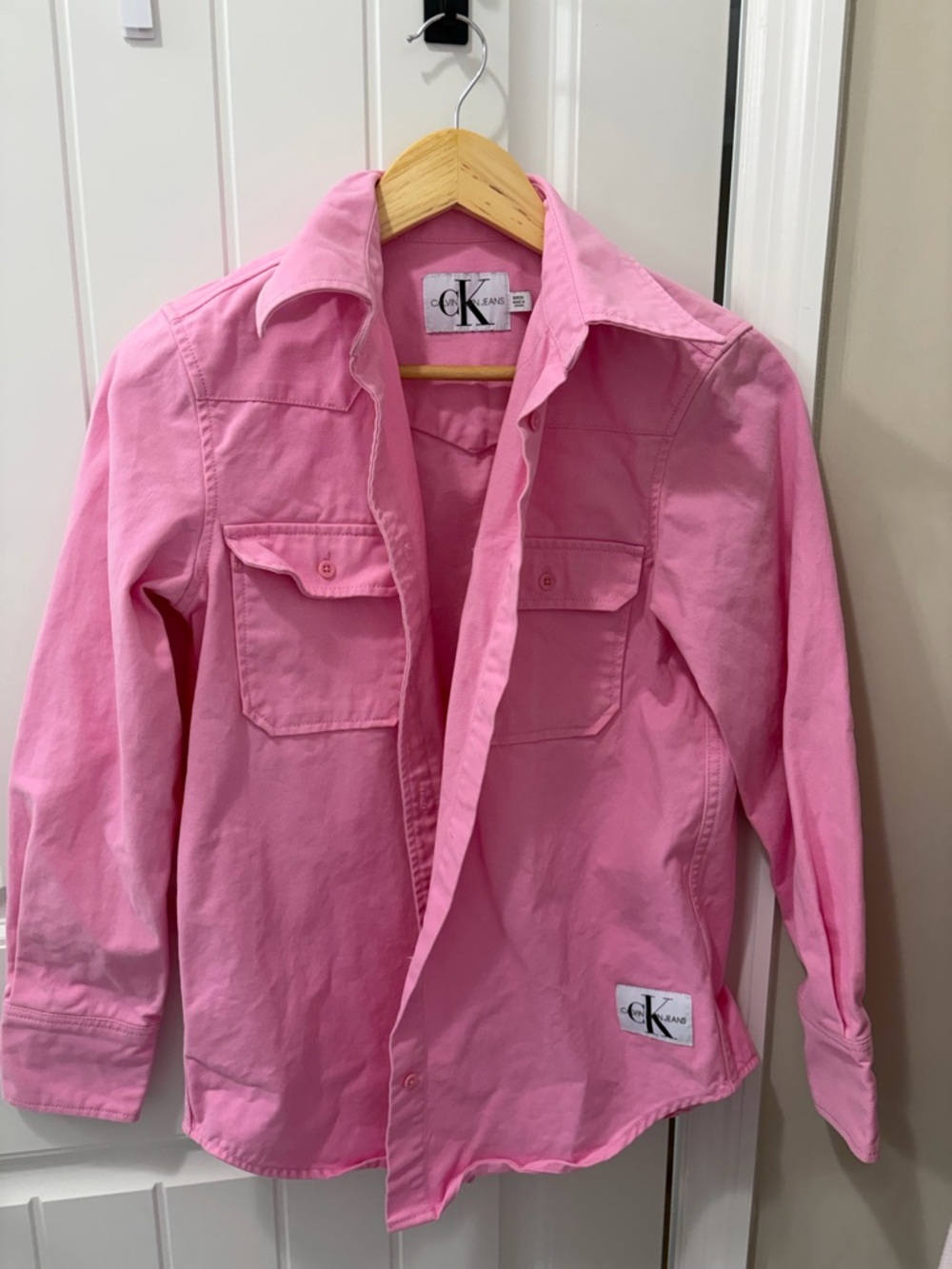 Calvin Klein Jeans Pink Button-Down Shirt/jacket